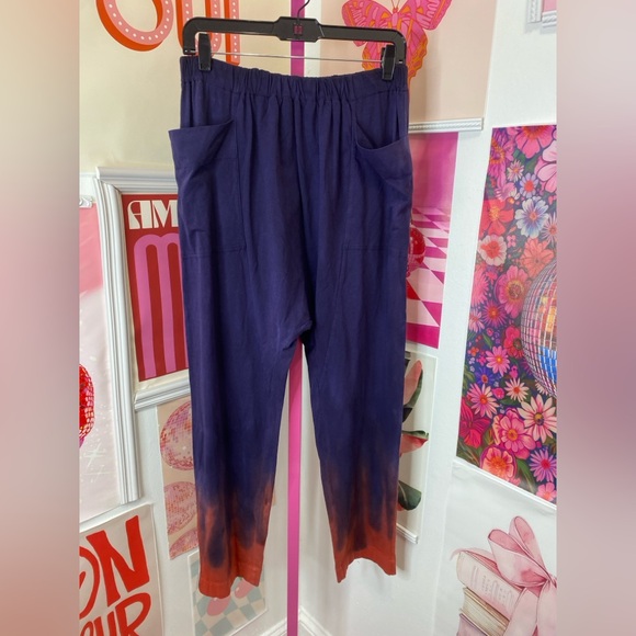 NWOT Raquel Allegra Relaxed Pant Nightshade Tie Dye size XS - Picture 5 of 15